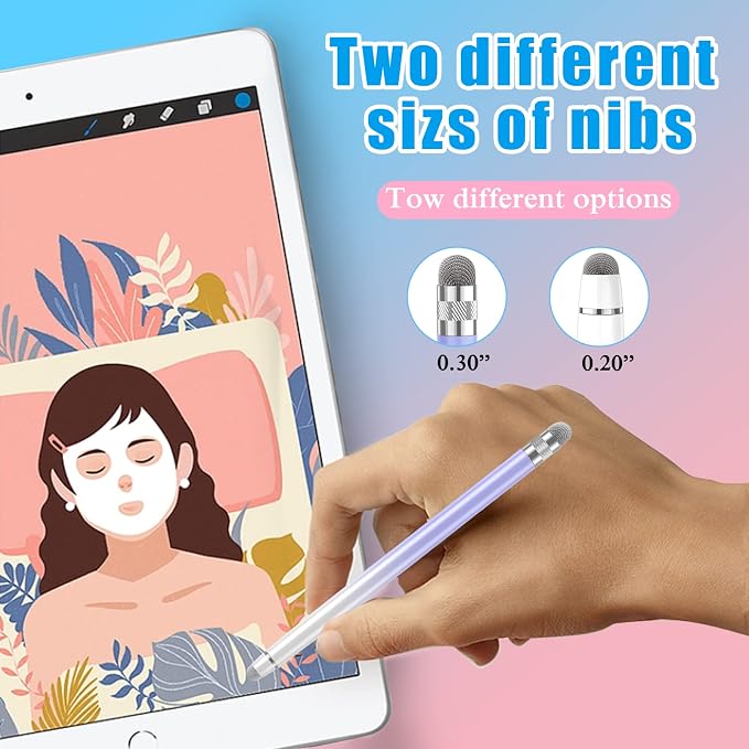 2PCS Stylus Pens for Touch Screens, Stylus Pen for iPhone/iPad/Tablet - Image 3