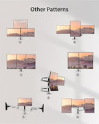 Triple Monitor Mount, Holds Screens up to 40 Inches and 25 lbs, Fully - Image 4