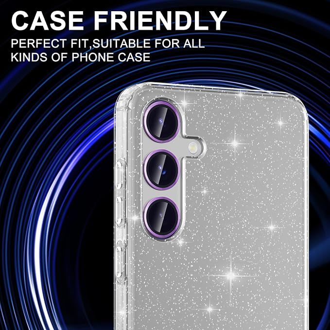 for Samsung Galaxy S24 FE Camera Lens Protector, Individual Metal Ring Tempered - Image 5