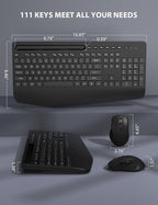 Wireless Keyboard and Mouse Combo 2 Pack - Image 7
