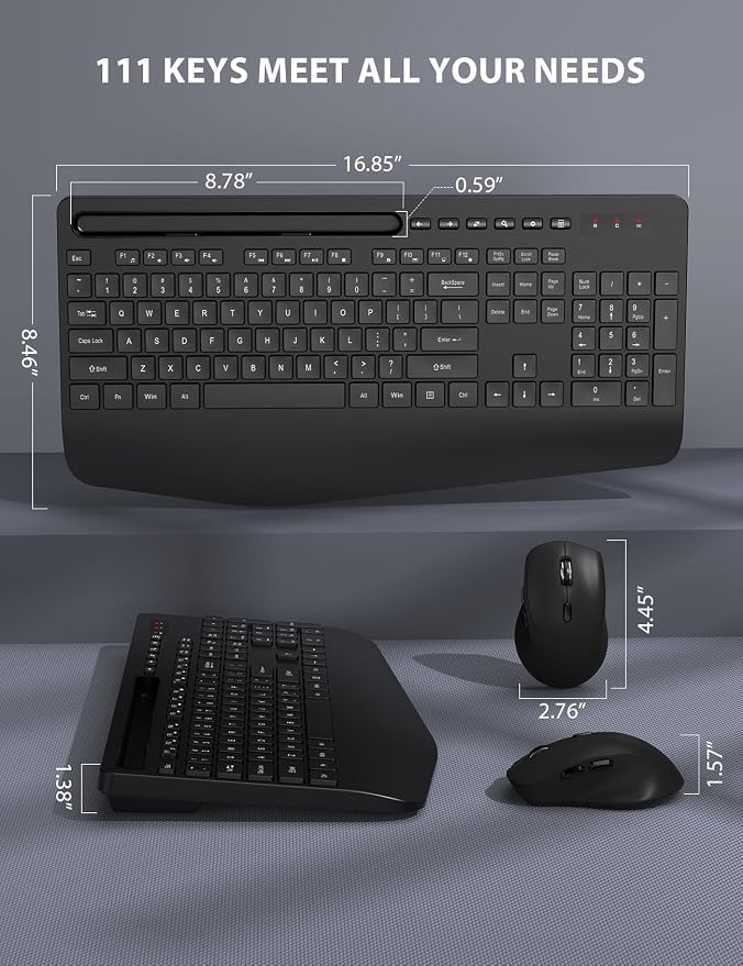 Wireless Keyboard and Mouse Combo 2 Pack - Image 7