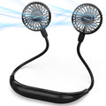 Portable Neck Fan, 2600mAh Battery Operated Ultra Quiet Hands Free USB Fan by COMLIFE