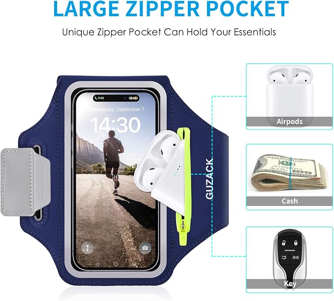 GUZACK Running Armband, Running Phone Holder - Image 4