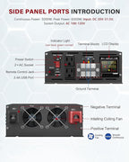 3000 Watt Inverter Pure Sine Wave DC 24V to 110V/120V AC Power Inverters - Image 5