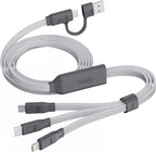 PZOZ 100W USB C & USB A Charging Cable, 3 in 1 Multi Fast Charging at The Same by pzoz