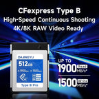512GB CFexpress Type B Memory Card VPG400 Up to 1900/1500 MB/s Read/Write- - Image 2