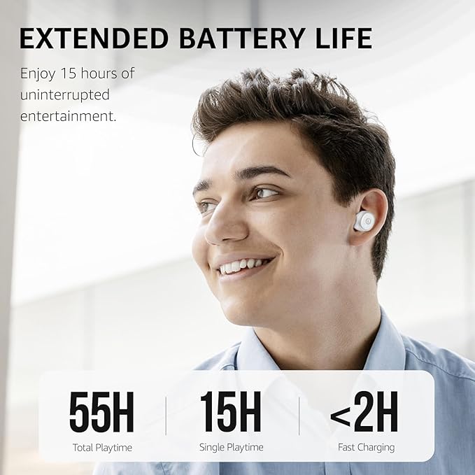TOZO T10 Wireless Earbuds Bluetooth 5.3 Headphones, App Customize EQ, Ergonomic - Image 3