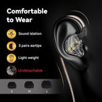 KBEAR K01 Bass IEMS Earphones for Gaming, HIFI Clear Sound in Ear Monitor - Image 5