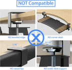 suptek Keyboard Tray Under Desk Pull Out - Image 5