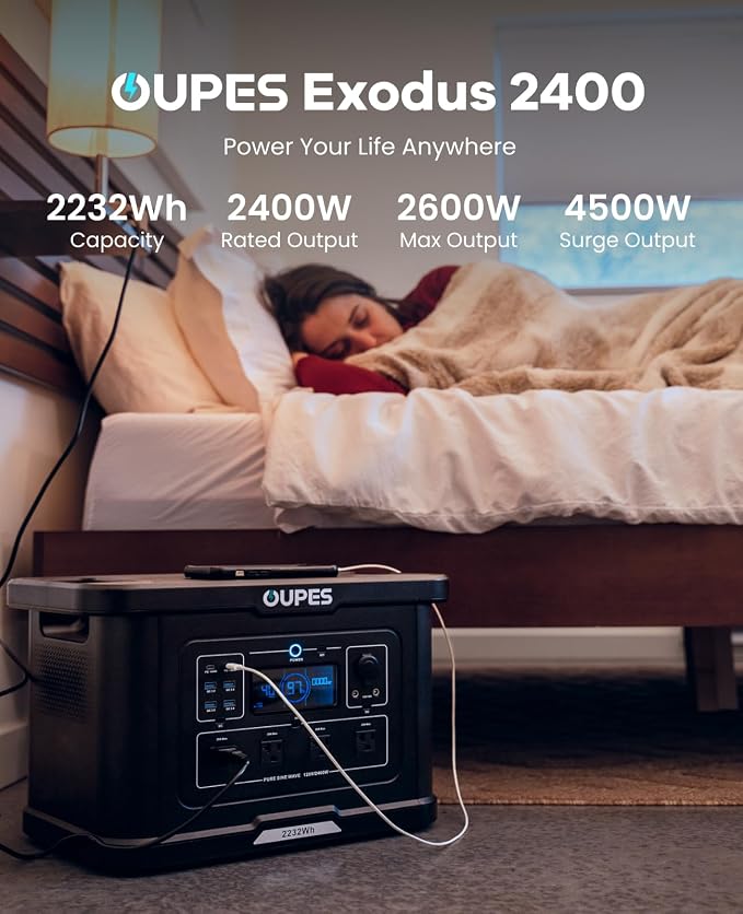 OUPES Exodus 2400 Solar Generator - Image 4
