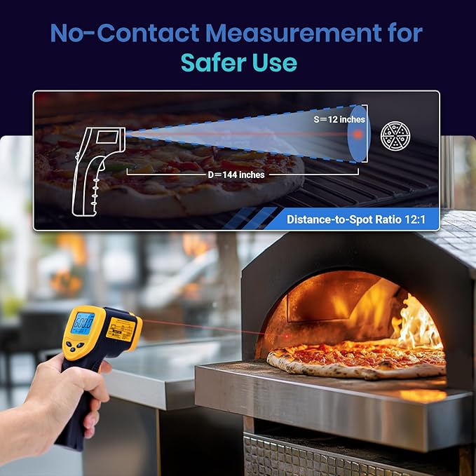 Etekcity Infrared Thermometer Temperature Gun 1080, -58°F to 1130°F - Image 7