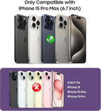 Magnetic for iPhone 15 Pro Max Case Slim Soft Silicone Bumper Shockproof - Image 7