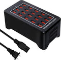 20-Port Desktop USB Charging Station - 100W Multi-Function Smart Charger by Wyssay