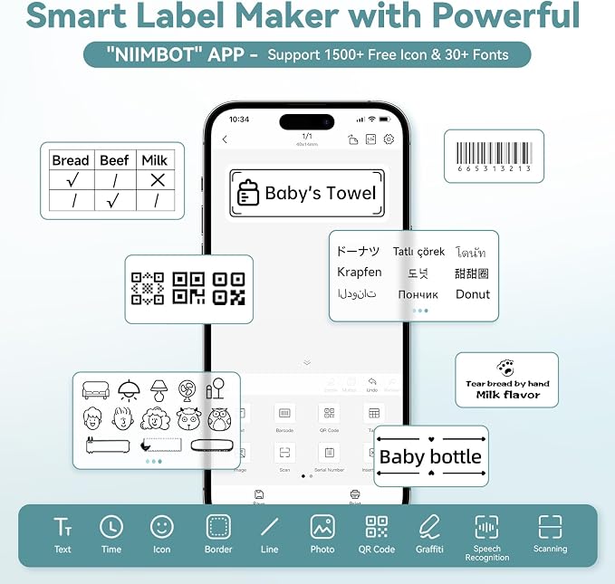 NIIMBOT B1 Label Maker Machine - Image 4