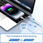 10FT iPhone Fast Charger, 10Foot Extra Long USB C to Lightning Cable PD Fast - Image 5