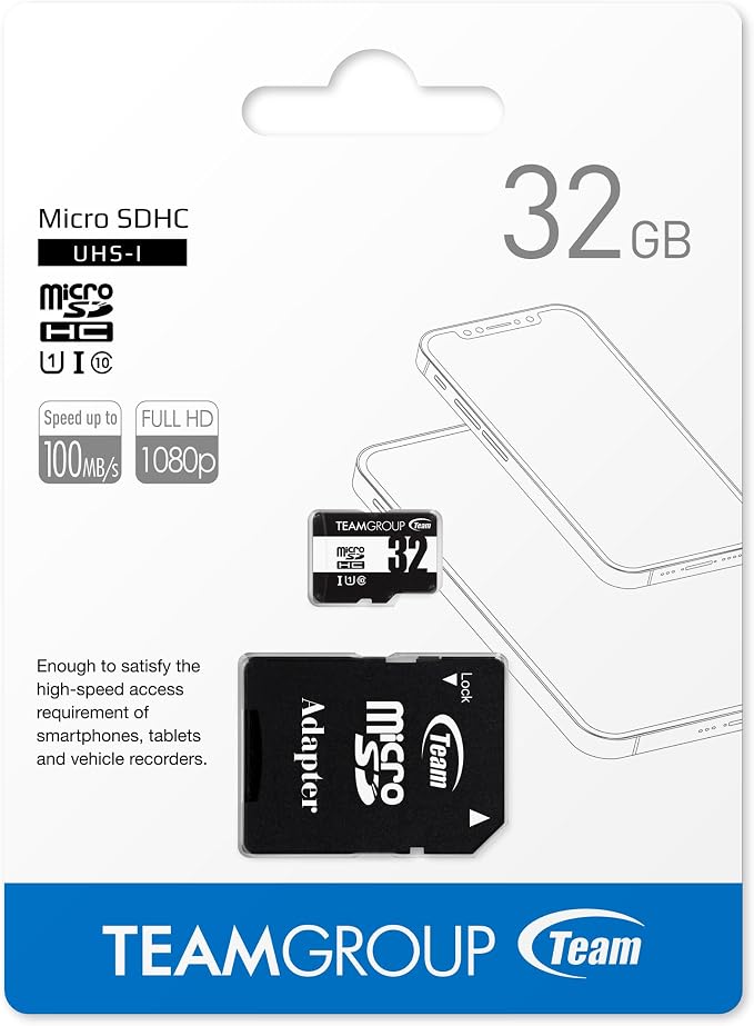 TEAMGROUP Micro 32GB x 5 Pack UHS-I U1 Class 10 SDHC SDXC Read Speed up to - Image 3