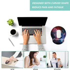 Mouse Pad with Wrist Support, Ergonomic Mouse Pad with Memory Foam Wrist Rest - Image 5