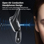 TRAUSI Open Ear Wireless Earbuds Bluetooth Headphones, 80H Playtime Stereo Ear - Image 5