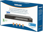 Intellinet 28-Port L2+ Fully Managed PoE+ Switch - - Image 4