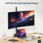 AVLT Single 40 Inch Monitor Arm Pole Top Mount - Image 8