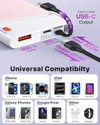 Aaoyun Portable Charger Power Bank, 10000mAh 22.5W PD Fast Charging Powerbank - Image 7