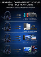 CM7002 Gaming Headset for PS5, Xbox Series, Surround Sound RGB Gaming Headphones - Image 7