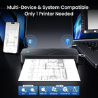Portable Printers Wireless for Travel, Inkless Printer for Phone & Laptop - Image 3