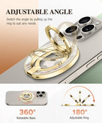 GVIEWIN Magnetic Phone Ring Holder, Compatible - Image 3