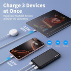 2 Pack Portable Charger, Slimmer 10000mAh Power Bank, USB C in&Out Fast - Image 4