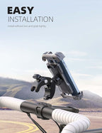 Lamicall Motorcycle Phone Mount, Bike Phone Holder - Image 4