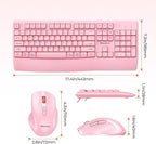 MEETION Wireless Keyboard and Mouse, Full-Sized Cordless Keyboard - Image 6