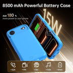 GIN FOXI Battery Case for iPhone 17 AIR, Charging Case Charger 8500mAh - Image 3