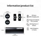 Pro Lavalier Microphone for Podcast Recording, Wireless Clip-On Mic - Image 6