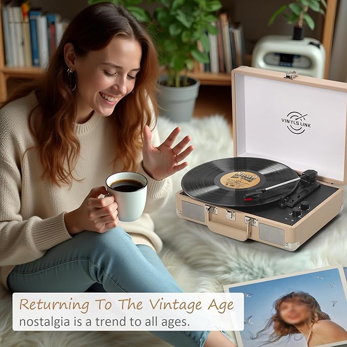 Vinyl Record Player Bluetooth - Image 9