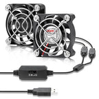 Wathai 2PCS 50mm x 10mm 5V Mini Box USB Computer Fan by Wathai