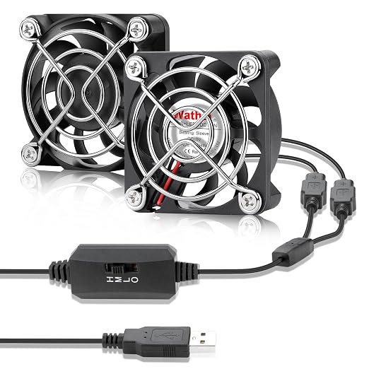 Wathai 2PCS 50mm x 10mm 5V Mini Box USB Computer Fan by Wathai