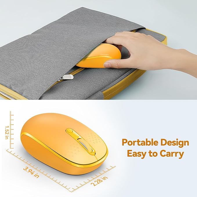 TECKNET Wireless Mouse, 2.4G Quiet Computer Mouse - Image 4