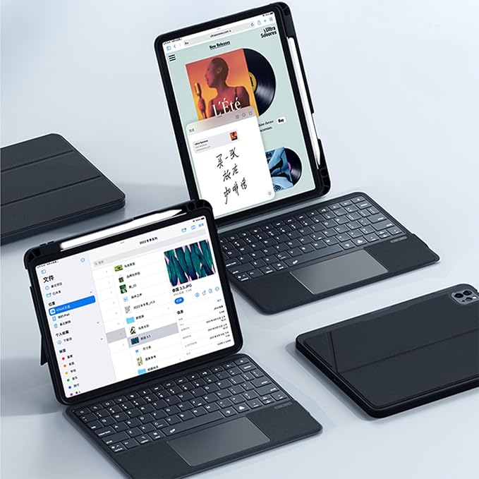 Detachable Keyboard Case for iPad 10th Gen & 11th Gen, Slim Cover - Image 7