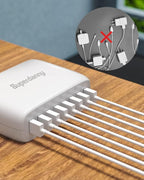USB Charger Station, SUPERDANNY 8-Port Desktop Charging Station - Image 6