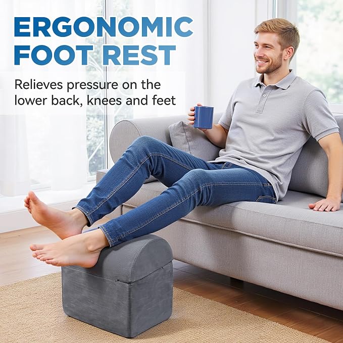 Adjustable Foot Rest for Under Desk - Image 8