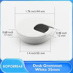 Desk Grommet 1-3/8", Desk Cord Hole Cover, Cable Grommet ABS Plastic, Desk Hole - Image 8