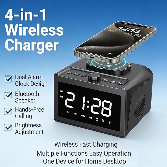 Multifunctional Wireless Charger, Wireless Charging Station - Image 2