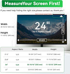 Magnetic 24 Inch Computer Anti Blue Light Screen Protector - Image 2
