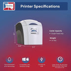 Bodno Magicard Pronto ID Card Printer & Complete Supplies Package ID Software - Image 5