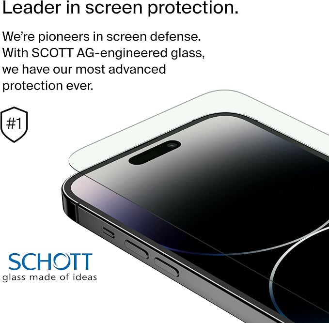 Belkin ScreenForce UltraGlass Blue Light Filter Screen Protector - Image 3