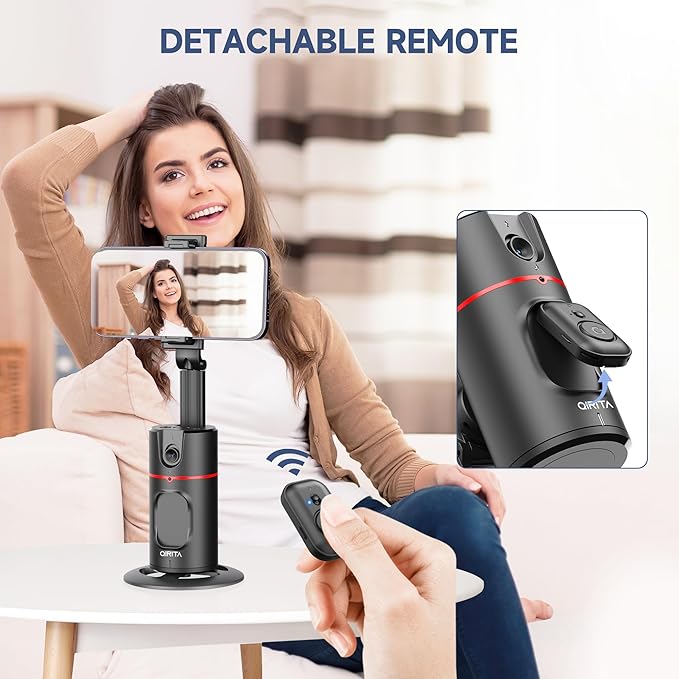 Auto Face Tracking Tripod, No App, Smart Shooting Phone Holder - Image 7