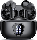 Wireless Earbuds, IP7 Waterproof in Ear Earphones, LED Display Ear Buds by BESNOOW