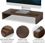 TEAMIX 20 Inch Monitor Stand Riser, Wooden Desktop Riser - Image 4