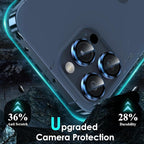 YWXTW CameraLens Protector, Tempered Glass Screen Metal Individual Cover - Image 3
