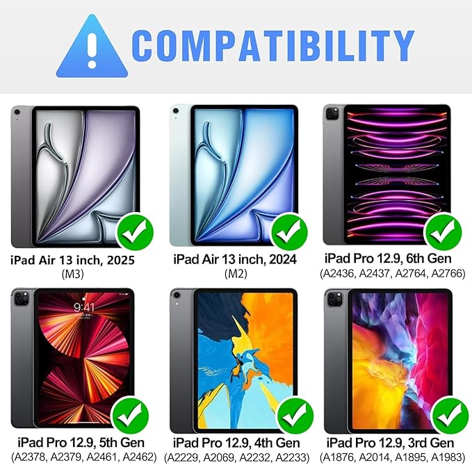 Nillkin iPad Air 13 inch Case Keyboard, Slide Camera Cover, iPad Pro 12.9 - Image 2